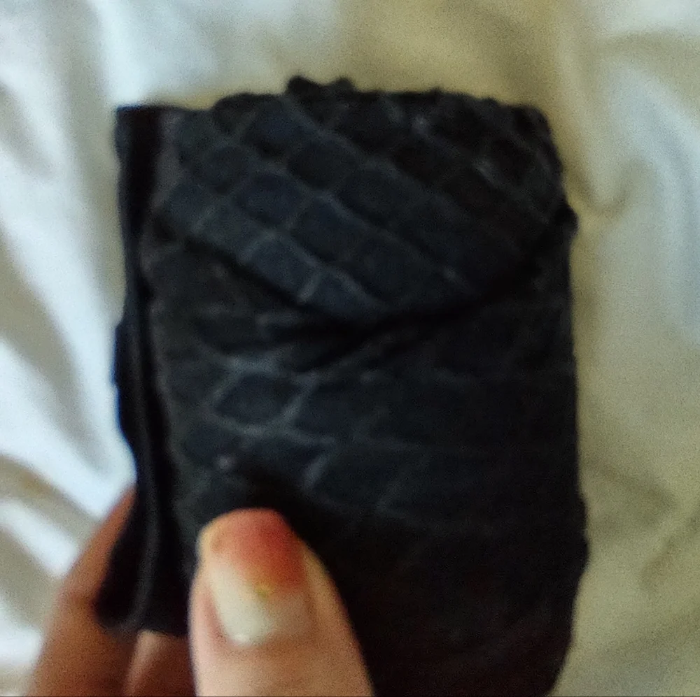 NWT Sheertex Black Patterned Tights - XL